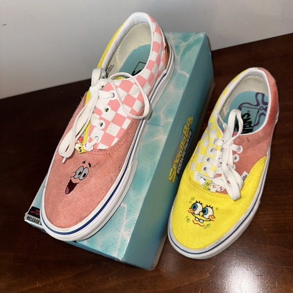 Vans x Spongebob Squarepants Era Best Friends Size 7.5‎ Men's /9 Women's